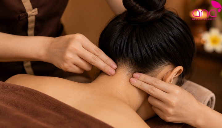 Bấm huyệt thiên trụ