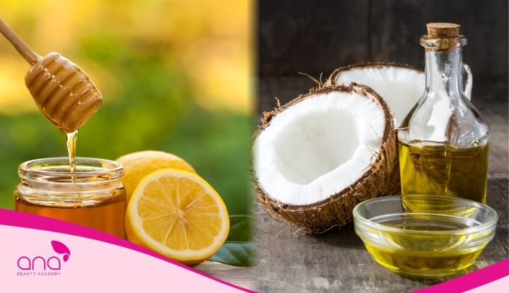 Ủ tóc bằng dầu dừa với mật ong sẽ giúp mái tóc bóng mượt tự nhiên 