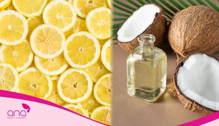 Ủ tóc bằng dầu dừa và chanh giúp tóc sạch thoáng, loại bỏ hiệu quả gàu và dầu thừa 