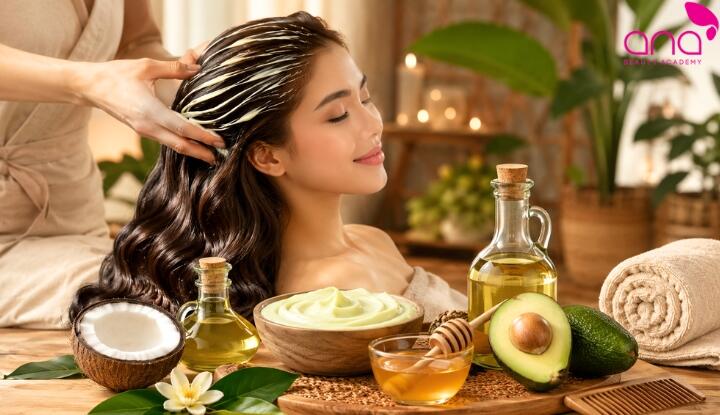 Ủ tóc bằng nguyên liệu tự nhiên