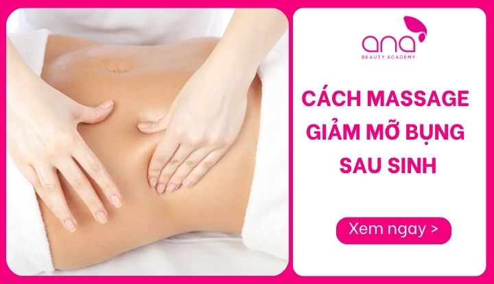 cách massage giảm mỡ bụng sau sinh