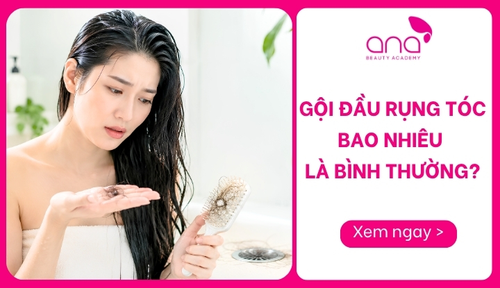 gội đầu rụng tóc bao nhiêu là bình thường
