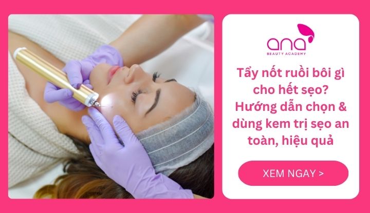 Tẩy nốt ruồi bôi gì cho hết sẹo
