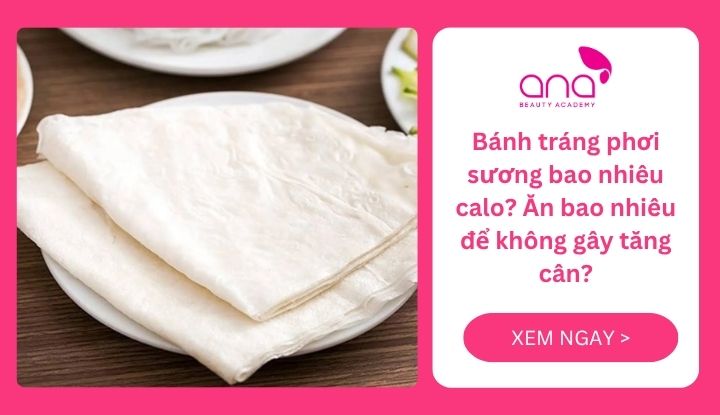 Bánh tráng phơi sương bao nhiêu calo