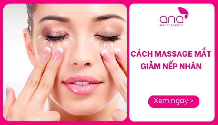 cách massage mắt giảm nếp nhăn