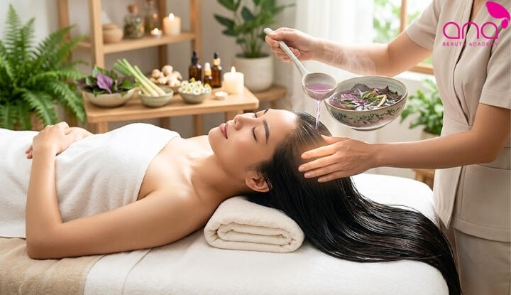 Công dụng của lá tía tô đối với tóc