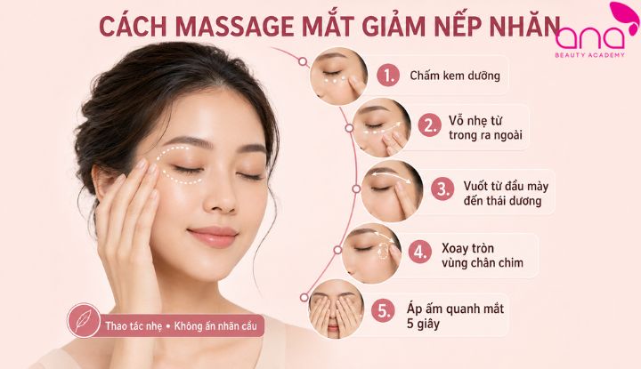 Làm mềm da và hỗ trợ nếp nhăn li ti bớt rõ