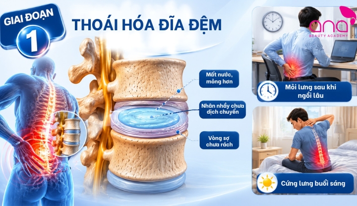Giai đoạn thoái hóa đĩa đệm