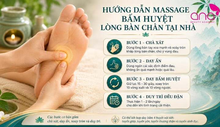 Hướng dẫn massage bấm huyệt