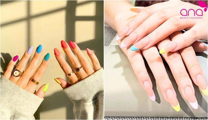 Nail nhọn tròn phá cách, độc đáo