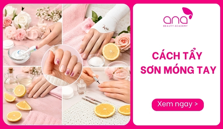cách tẩy sơn móng tay