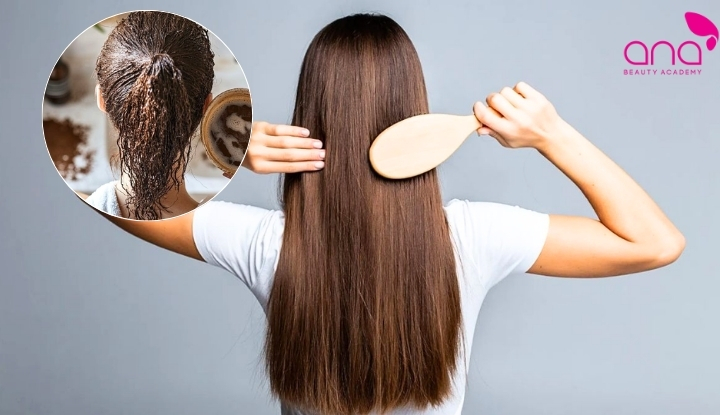 Dưỡng tóc bằng bột cà phê giúp tóc khỏe hơn