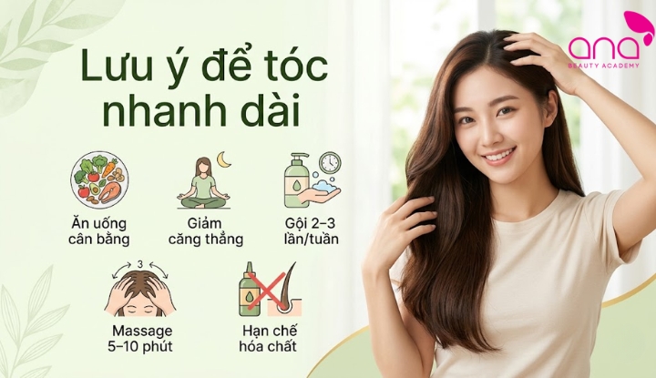Những lưu ý khi áp dụng cách giúp tóc nhanh dài