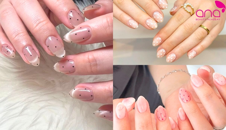Chấm bi đơn giản, dễ làm tại nhà