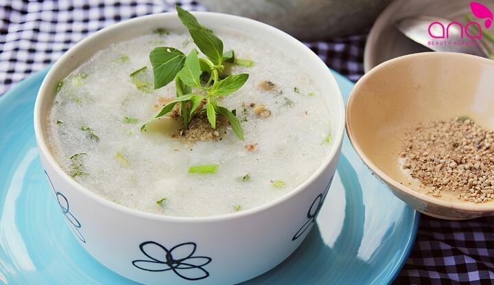 Cháo kinh giới hỗ trợ người mệt mỏi
