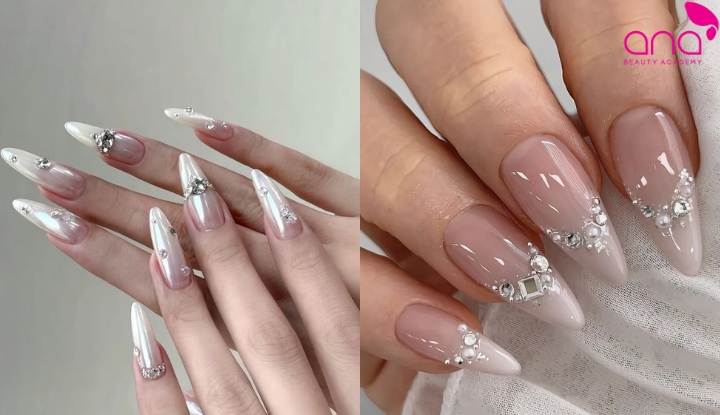 Charm nail sang trọng