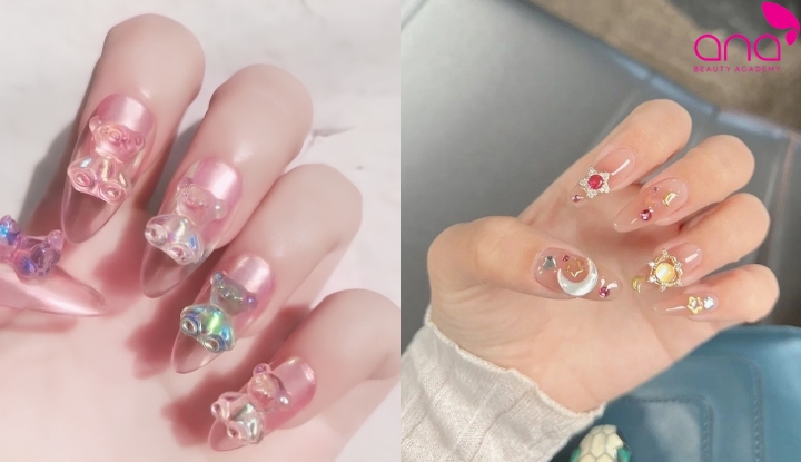 Charm nail trẻ trung