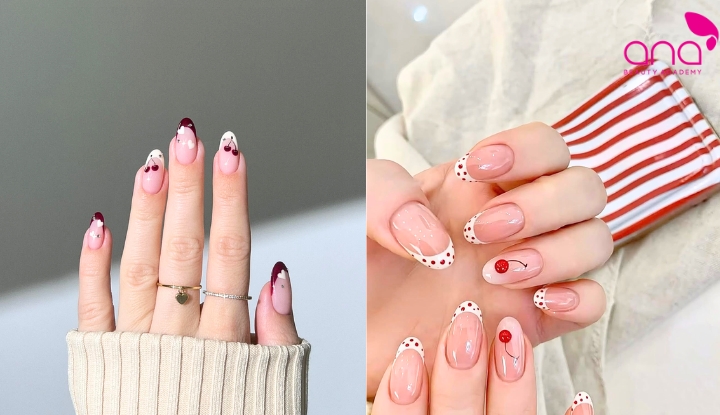 Họa tiết cherry, dâu tây ngọt ngào