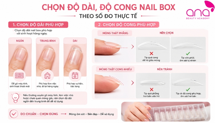 Chọn form nail box