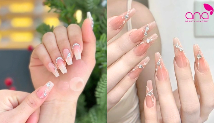 Đính đá nhỏ nhẹ nhàng