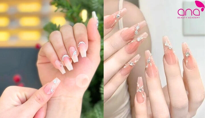 Mẫu đính đá nhỏ nổi bật