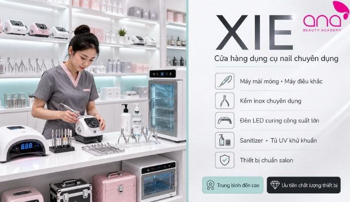 XIE - Cửa hàng dụng cụ nail chuyên dụng