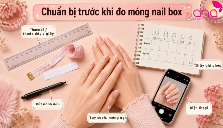 Dụng cụ đo móng nail box