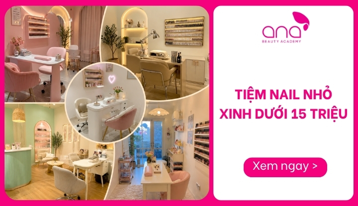 dưới 15tr tiệm nail nhỏ xinh