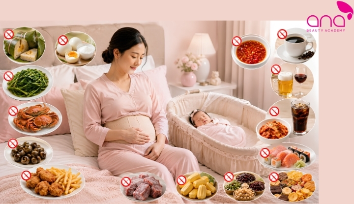 Mẹ sau sinh mổ kiêng ăn những gì?