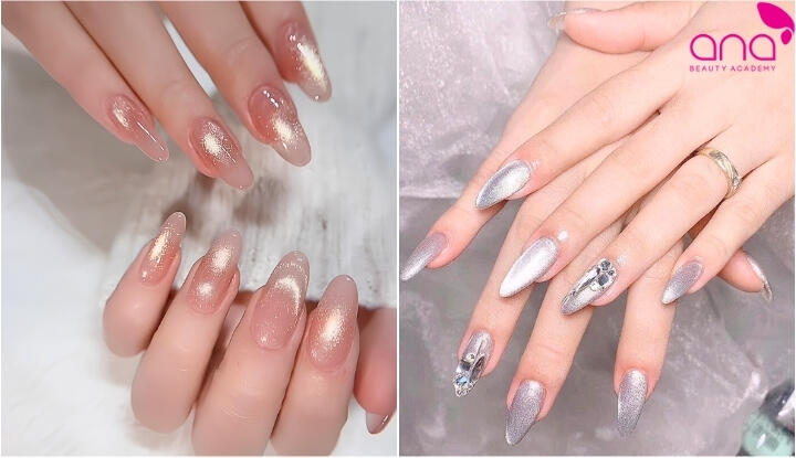 Nail mắt mèo ánh kim cương