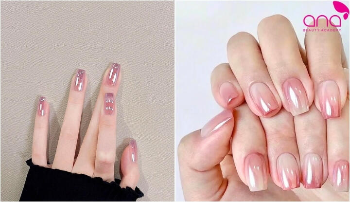 Nail tráng gương giọt nước độc đáo