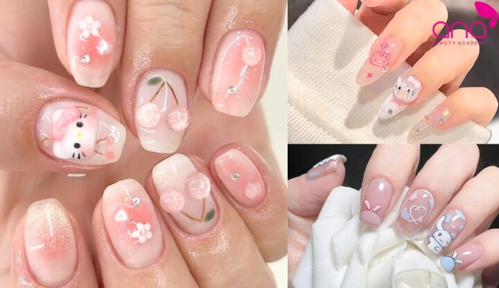 Các mẫu hồng hoạt hình ngộ nghĩnh