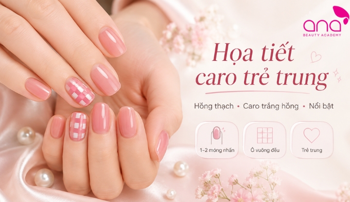 Họa tiết caro trẻ trung