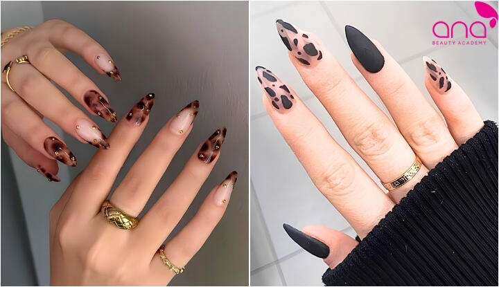 Nail họa tiết da động vật cá tính