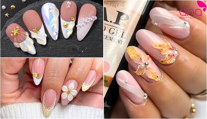 Mẫu nail art 3D độc đáo 