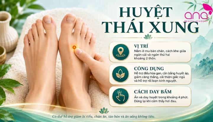 Huyệt Thái Xung