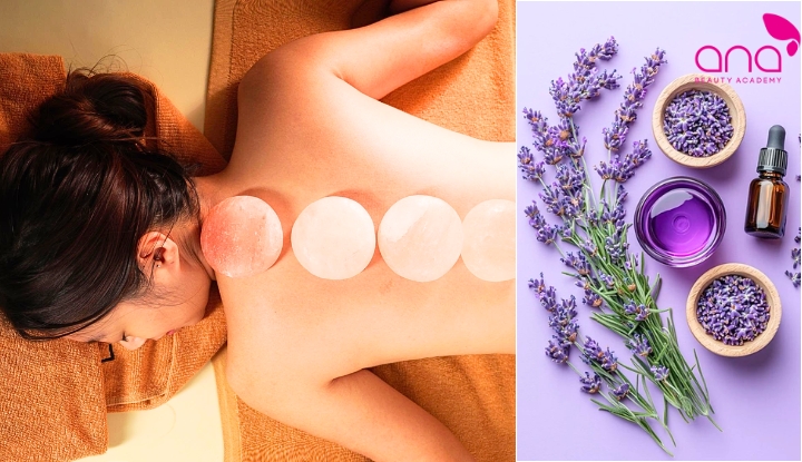 Kết hợp với đá muối / đá nóng