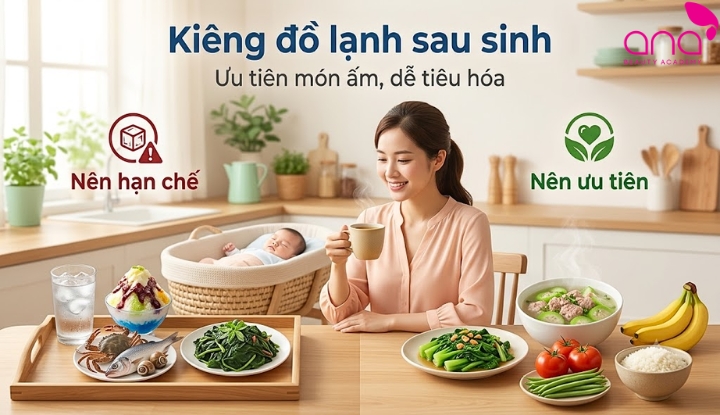Kiêng ăn uống đồ lạnh