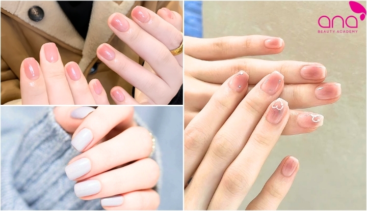 Kiểu nail gọn nhẹ, dễ phối đồ