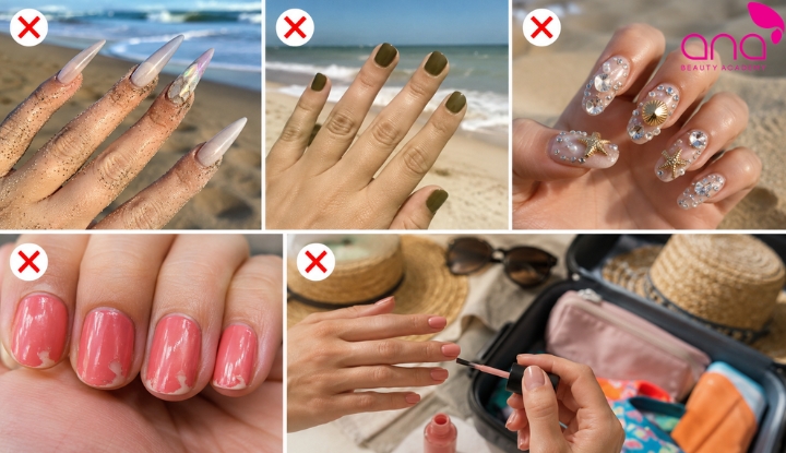 Lỗi làm nail đi biển