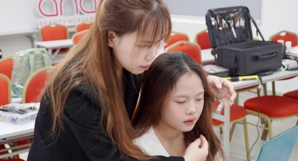 HÌNH ẢNH HỌC VIÊN KHÓA HỌC MAKEUP TẠI ANA​ 3