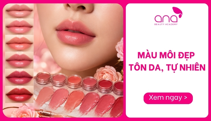 màu môi đẹp