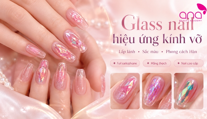 Glass nail hiệu ứng kính vỡ
