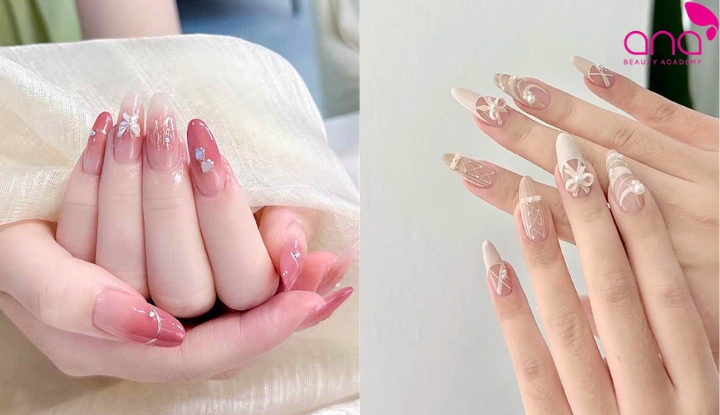 Mẫu nail art đơn giản, tinh tế 