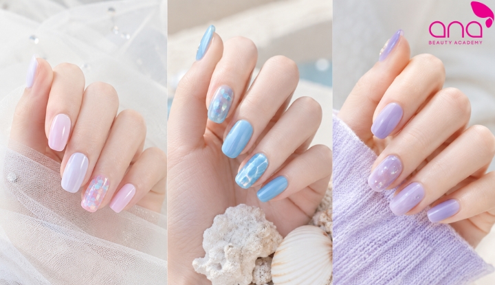 Nail cho da trắng