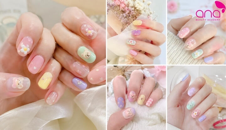 Mẫu nail dễ thương