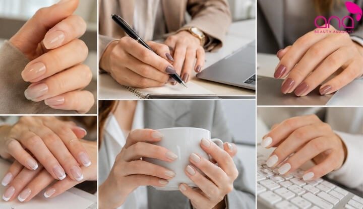Mẫu nail đi làm