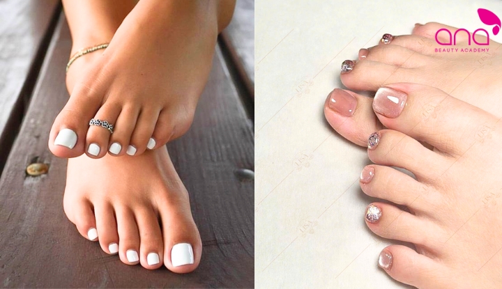 Chọn màu nail chân phù hợp với tone da