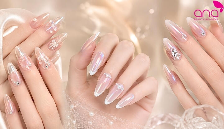 Nail hiệu ứng cực quang nổi bật