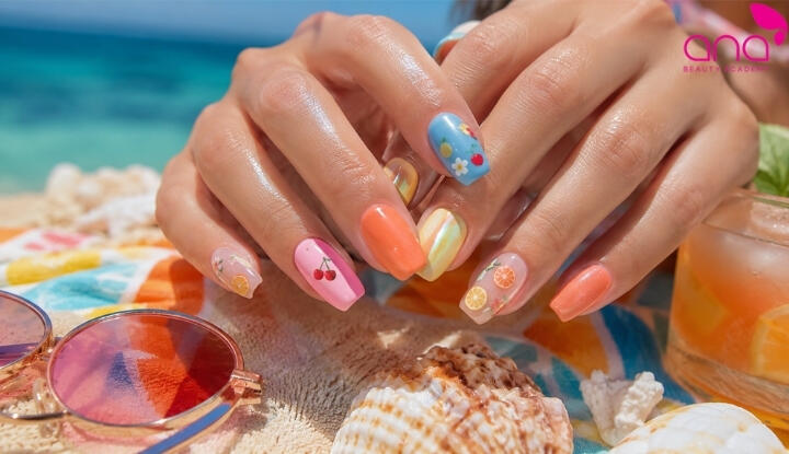  Mẫu nail mùa hè
